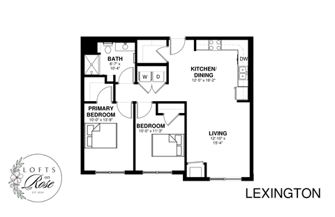 a floor plan of a house with a bedroom and a living room